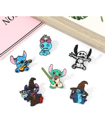 Ohana Anime Stitch Enamel Pins - Ohana Means Family Stitch Lapel Pins for Women Men Girls Boys Brooch BackpacCosplay Jewelry ...