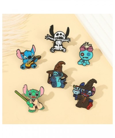 Ohana Anime Stitch Enamel Pins - Ohana Means Family Stitch Lapel Pins for Women Men Girls Boys Brooch BackpacCosplay Jewelry ...