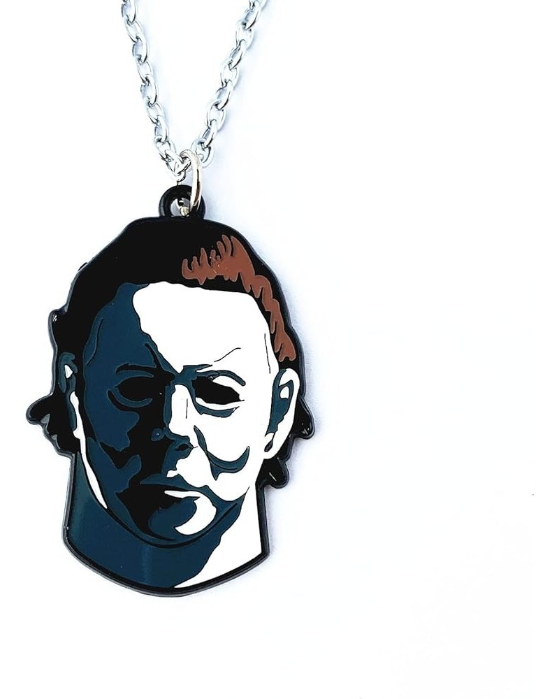 Halloween Michael Myrs Horror Necklace Gifts for Girl Woman Men 1 $7.44 Necklaces