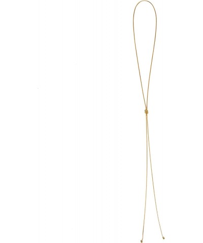 Drip Gold Lariat Necklace 18k gold plated on stainless steel. Length: 39” for women $35.28 Necklaces