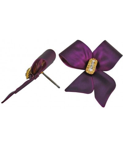 Purple Ribbon Earrings (10333PP) $14.39 Earrings