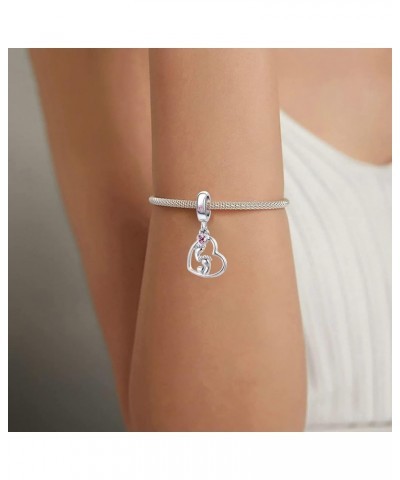 Mom Baby Footprint Grandma Best Friend Charm Crystal Bead for Pandora Bracelet Baby Feet $7.64 Bracelets