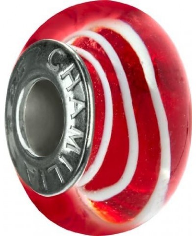 Authentic Chamilia Red Spiral Bead O-17 $15.55 Bracelets