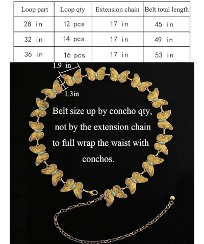 Metal Link Chain Belt for Women Waist Chains Chunky Thick Belt for Dresses Jeans Belt Fashion-4 $14.74 Accessories