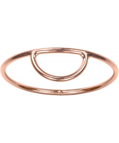 Wire rings 14k gold fill or sterling silver 8 Single Arch 14K Rose Gold Filled $8.97 Body Jewelry