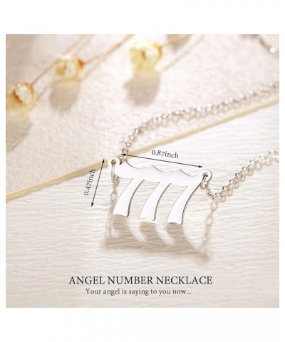 111 222 333 444 555 777 888 999 Angel Number Necklace Gold Numerology Jewelry Lucky Number Minimalist Gift For Her Silver ang...