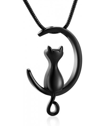 Cat Cremation Jewelry Urn Necklace for Ashes for Pet Memorial Ash Jewelry Keepsake Cute Cat Urn Pendants for Animal Ashes Nec...