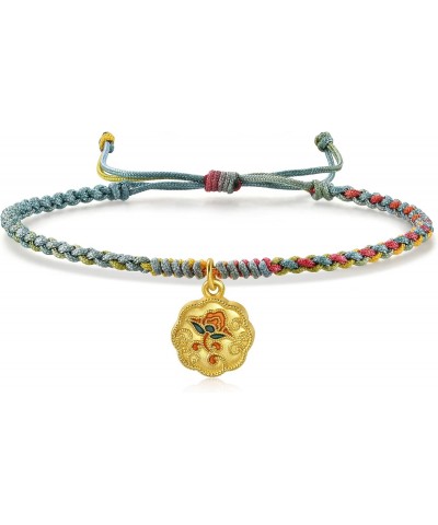 Cultural Blessings 999 Gold Pomegranate Flower Blessing Bracelet for Women 92610B | 8.6 Inches, (22 CM) $66.60 Bracelets