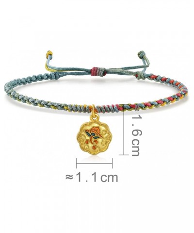 Cultural Blessings 999 Gold Pomegranate Flower Blessing Bracelet for Women 92610B | 8.6 Inches, (22 CM) $66.60 Bracelets