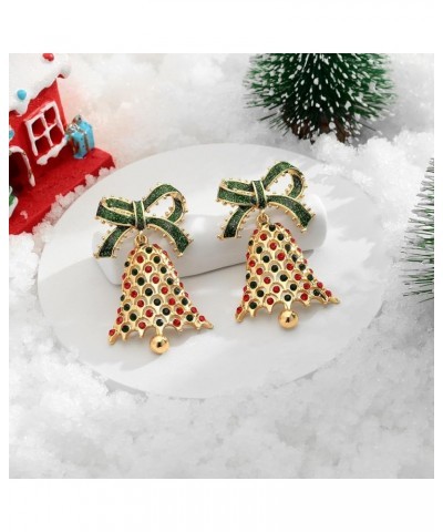 Christmas Earrings for Women Cute Reindeer Earrings Colorful Light Bulb Xmas Earrings Christmas Tree Earrings Gingerbread Dee...