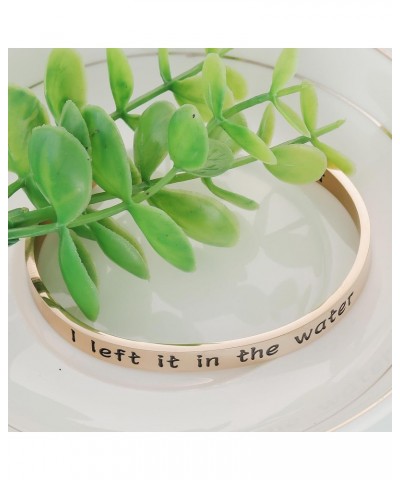 Baptism Bracelet for Women Adult Lds Baptismal Gifts for Teen Girls I Left It in The Water Bracelet $8.41 Bracelets