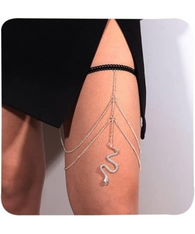 Body Chain Jewelry for Women Thigh Chain Snake Leg Chain for Teen Girls Trendy Stuff Womens 5 Dollar Gifts Womens Jewelry Cle...