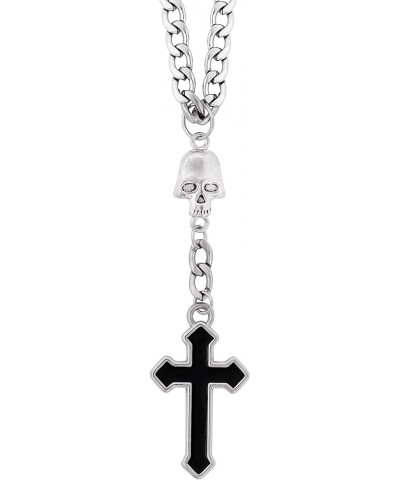 Gothic Cross Necklace, Cross Choker, Cross Necklace for Women, Goth Necklaces, Halloween Christmas New Year Goth Jewelry Gift...