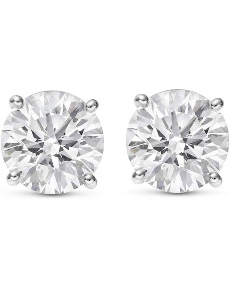 3/4-5 IGI Certified LAB-GROWN Round Cut Diamond Earrings 4 Prong Push Back Value Collection (D-E COLOR, VS1-VS2 CLARITY) 2.5 ...