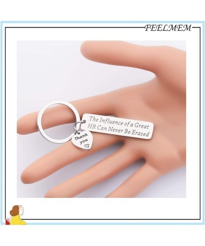 HR Gift The Influence of a Great HR Can Never Be Erased Keychain HR Director Jewelry Thank You Gift Hr $10.09 Pendants