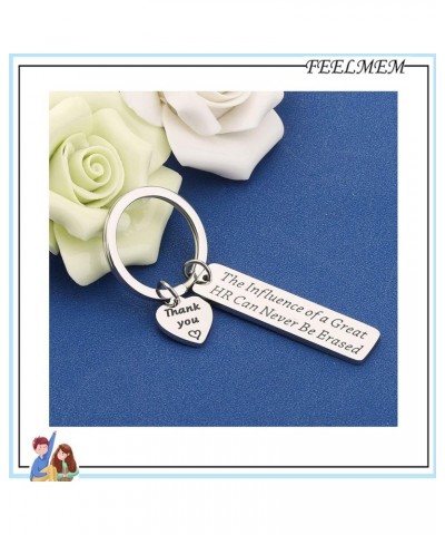 HR Gift The Influence of a Great HR Can Never Be Erased Keychain HR Director Jewelry Thank You Gift Hr $10.09 Pendants