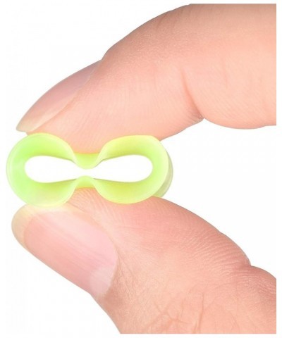 2 Pcs Luminous Extra Soft Silicone Flexible Ear Skin Tunnels Plugs Expanders Gauges Hollow Body Piercing 2G-3/4 Green 00G(10m...