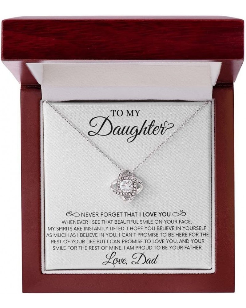 Gift For Daughter From Dad, Daughter Father Necklace, Daughter Gift From Dad, Father Daughter Gifts, Graduation Christmas Bir...