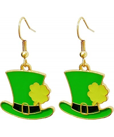 St. Patricks Day Earrings for Women, Green Clover Charm Hat Beer Dangling Drop Tassel Earrings St Patricks Day Gifts for Teen...